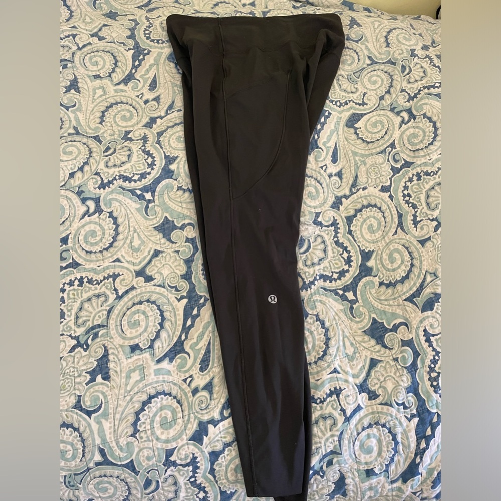 Lululemon MidWaisted Dark Grey Leggings